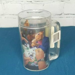 Vintage Joe Camel "Poker" Thermo Serv Mug Cup Cigarette Advertising